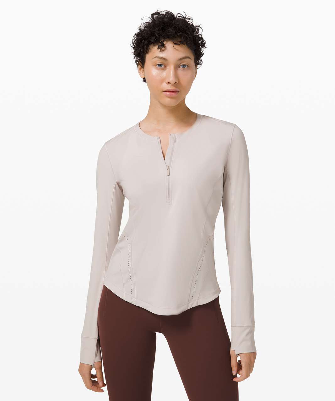 Lululemon Flash Forward Half Zip - Chrome