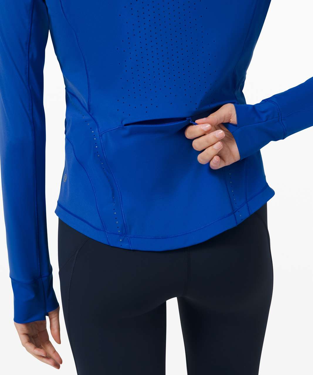 Lululemon Flash Forward Half Zip - Cerulean Blue - lulu fanatics