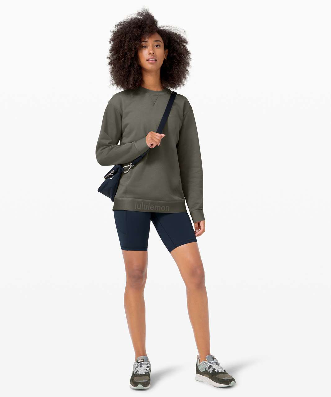 Lululemon All Yours Crew *Refreshed - Grey Sage