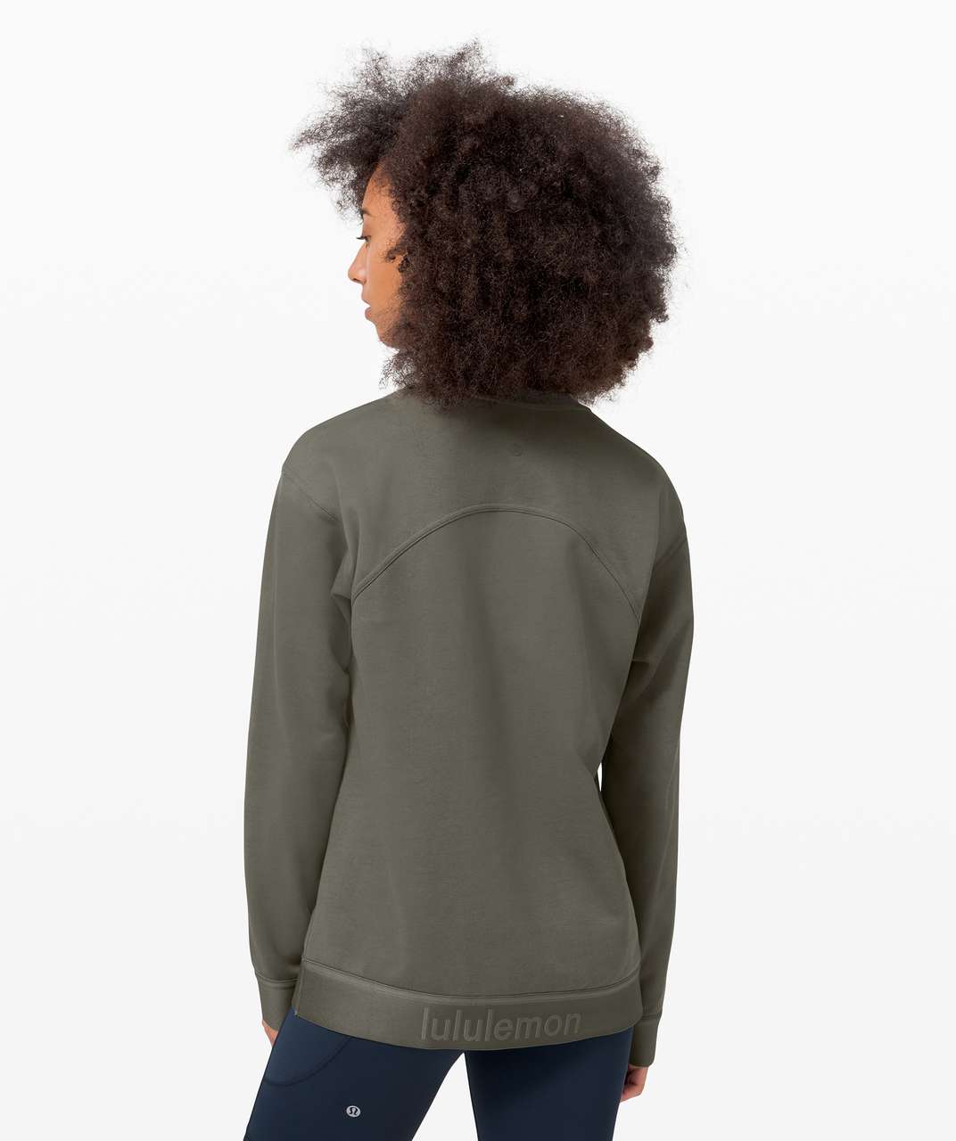 Lululemon All Yours Crew *Refreshed - Grey Sage - lulu fanatics