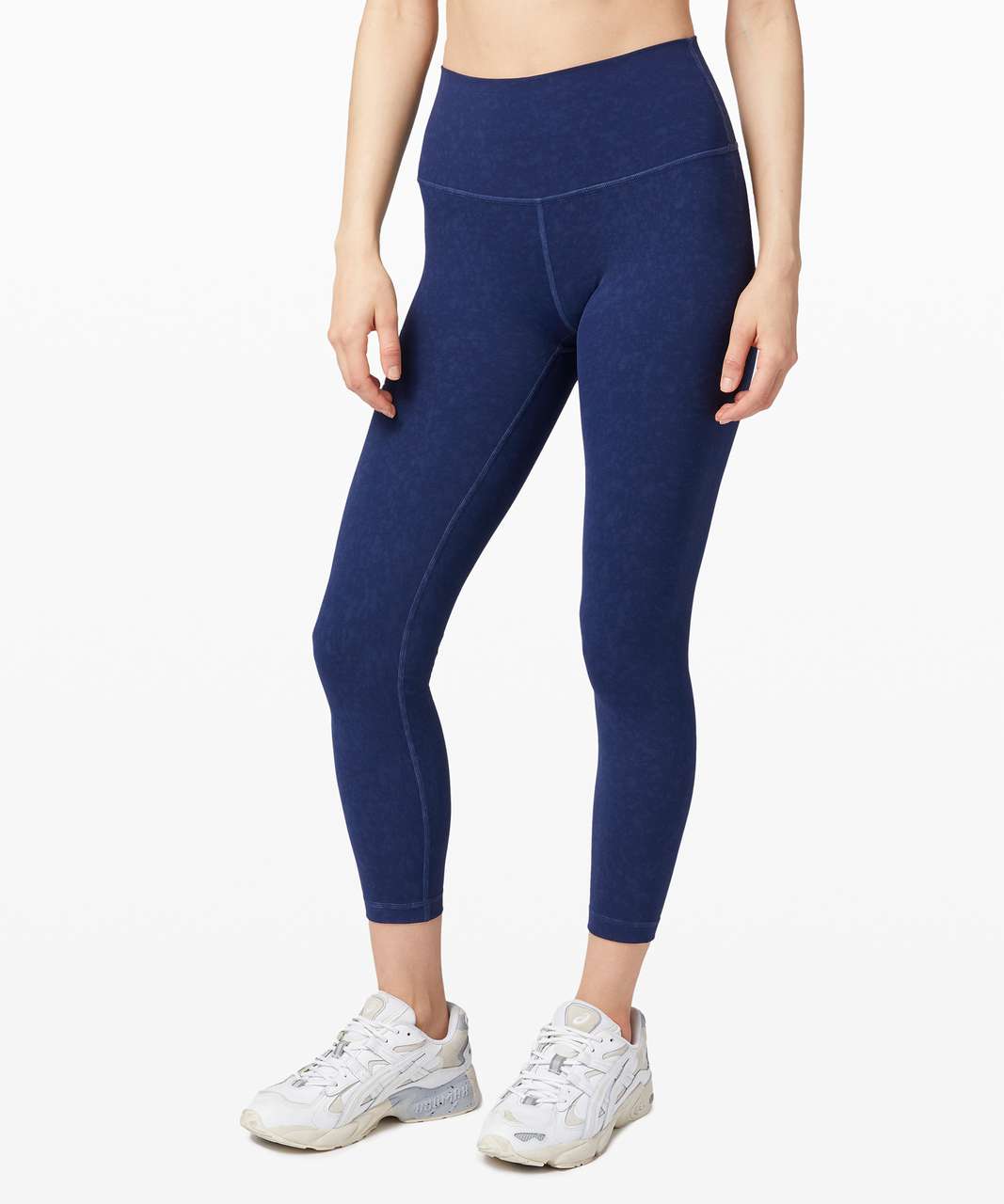 Lululemon Wunder Under High-Rise Pants - Blue Acid Wash Blue Noon