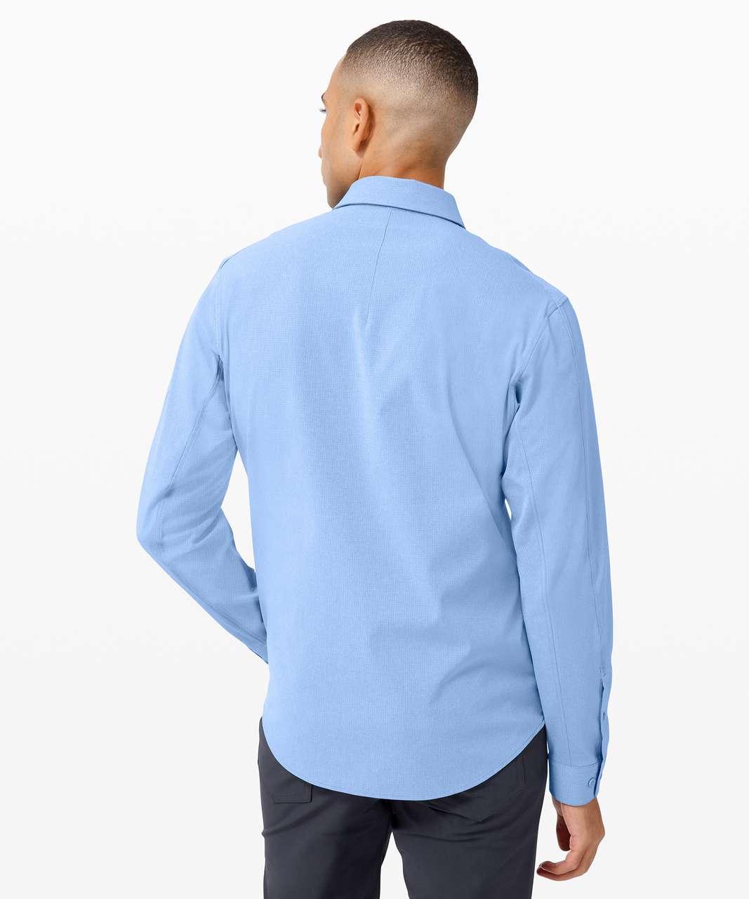 Lululemon Airing Easy Long Sleeve Shirt *Ventlight Mesh - Tempest Blue