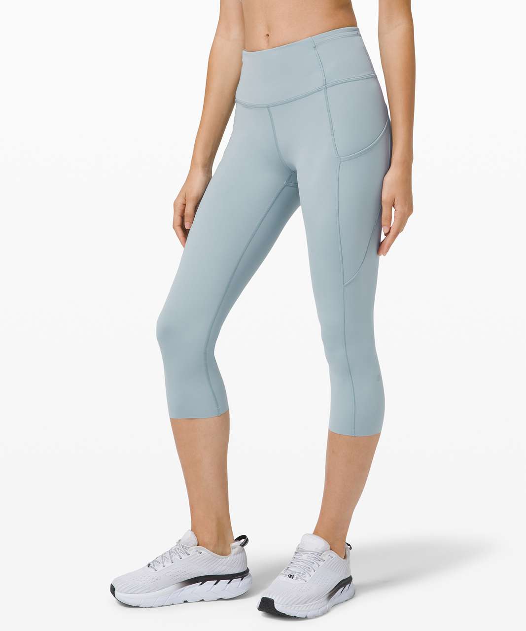 Lululemon Fast and Free Crop II 19" *Non-Reflective - Blue Cast