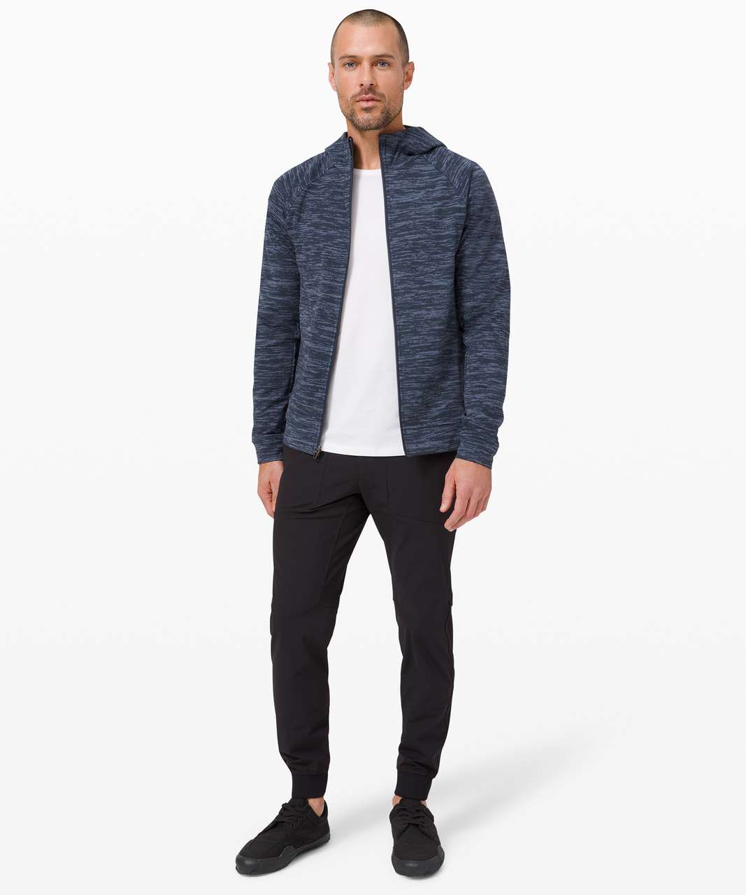 Lululemon City Sweat Full Zip Hoodie *Jacquard - True Navy / Code