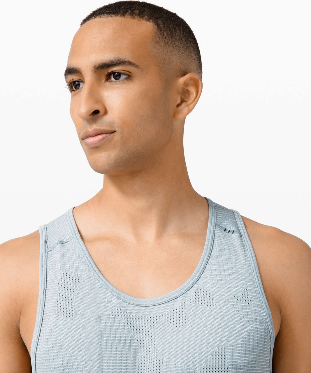 Lululemon Metal Vent Breathe Tank - Holy Camo / Blue Cast / Antique White