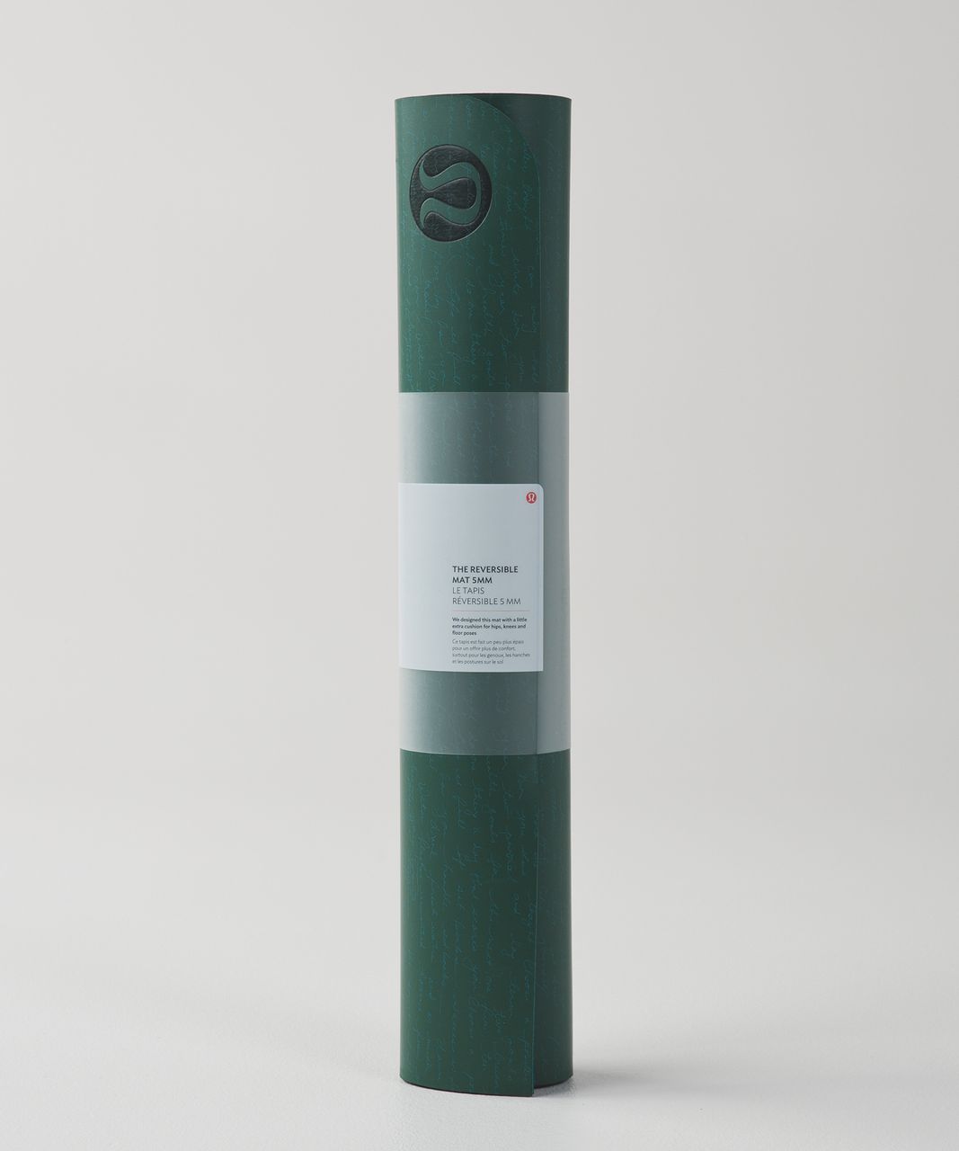 Lululemon The Reversible Mat 5mm - Manifesto Script Forage Teal Hunter Green  / Forage Teal - lulu fanatics