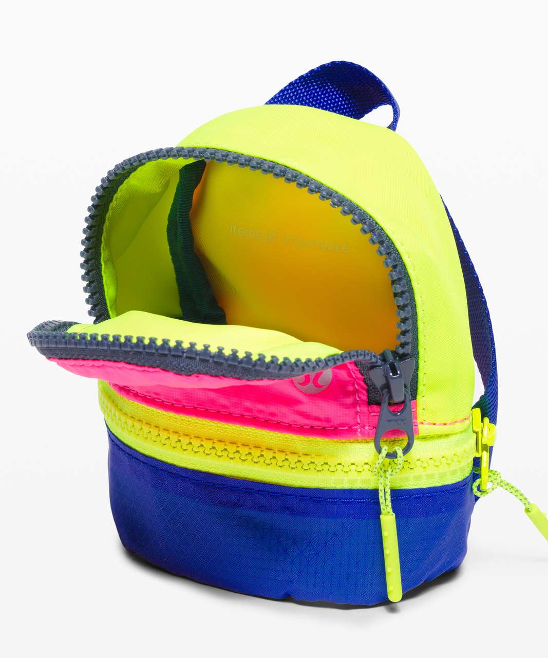 Lululemon City Adventurer Backpack *Nano - Pink Highlight / Cerulean Blue / Highlight Yellow