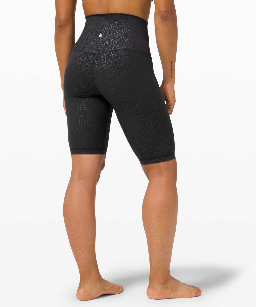 Lululemon Align High-Rise Ruched Waist Crop 22 - Black - lulu fanatics