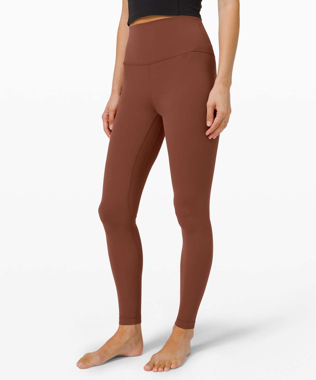 Lululemon Women Align Pant 28” Nulu Cooper brown LW5DITS Size 14 NWT