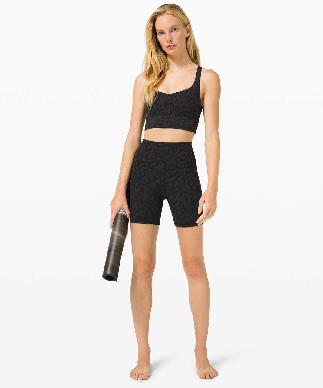 Lululemon Align Short *6" - Formation Camo Deep Coal Multi  / Black