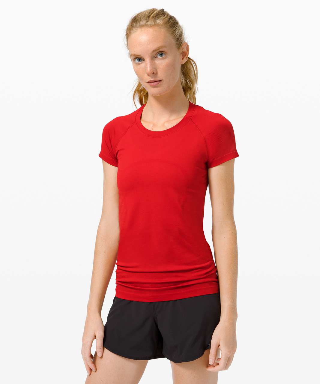 Lululemon New Year Swiftly Tech Short Sleeve Shirt 2.0 - Dark Red / Dark  Red - lulu fanatics