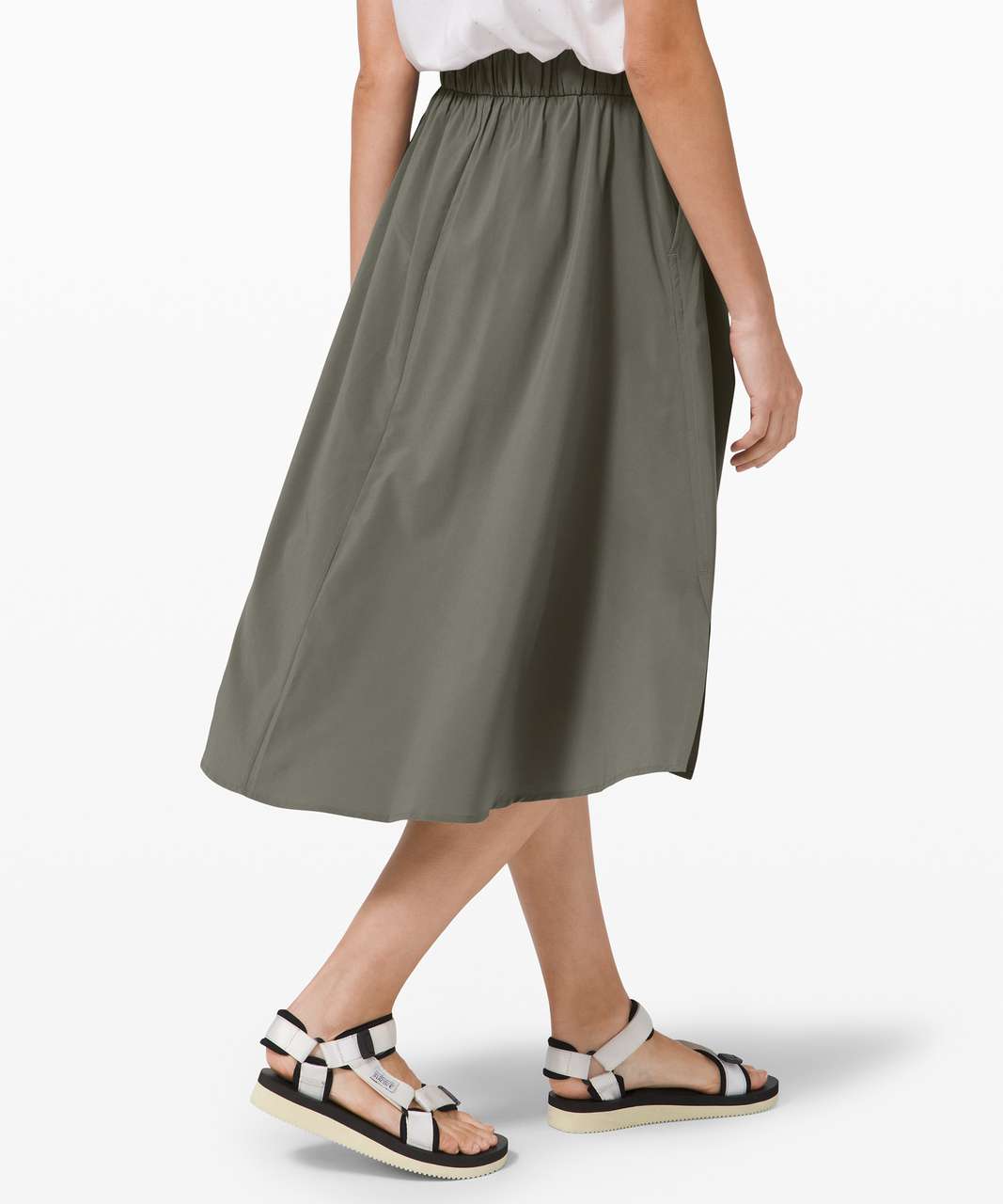 Lululemon Time to Flounce Skirt - Grey Sage