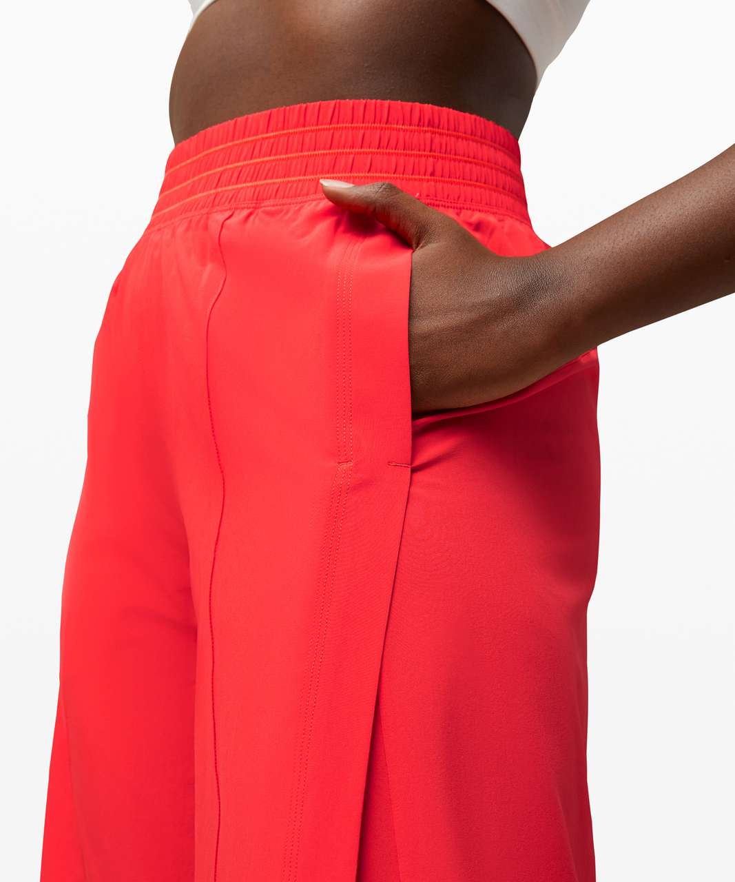 Lululemon Wanderer Culotte - Carnation Red - lulu fanatics