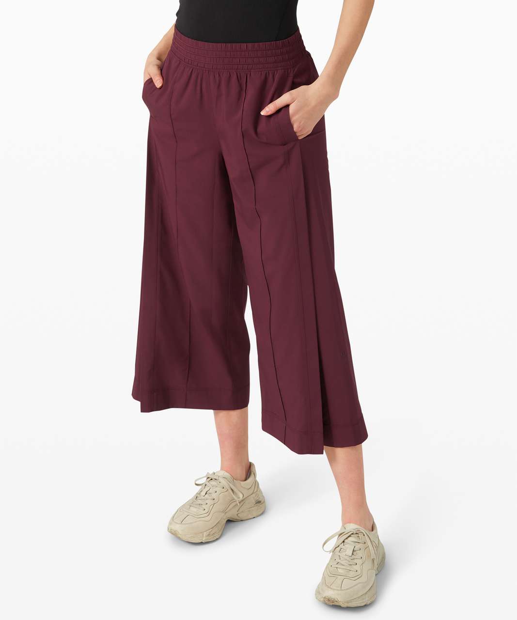 Lululemon Wanderer Culotte Crop Wide Leg Pants Black Size 12 - $85 (33% Off  Retail) - From NickyV