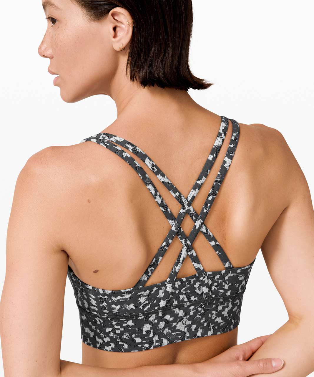 Lululemon Energy Bra - Hinshu Alpine White Multi - lulu fanatics