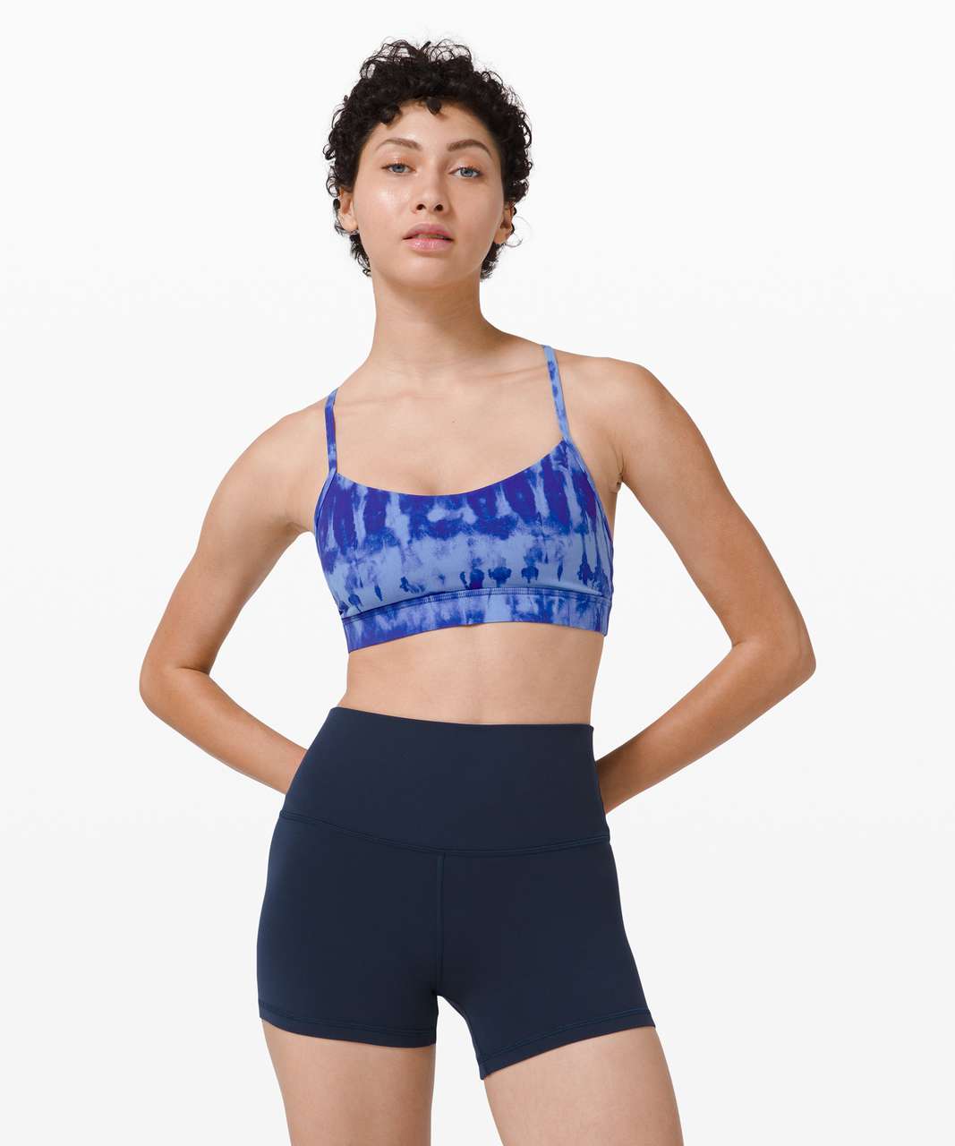 Lululemon Flow Y Bra Nulu *Light Support, B/C Cup - Game Day Blue Multi