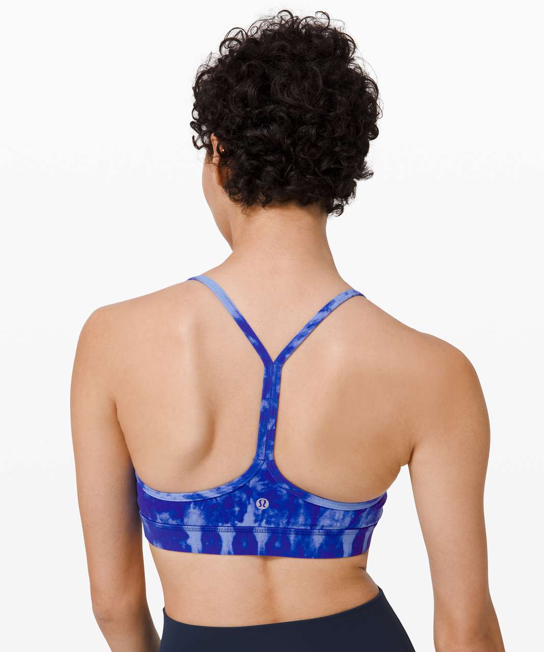 Lululemon Flow Y Bra Nulu *Light Support, B/C Cup - Game Day Blue Multi