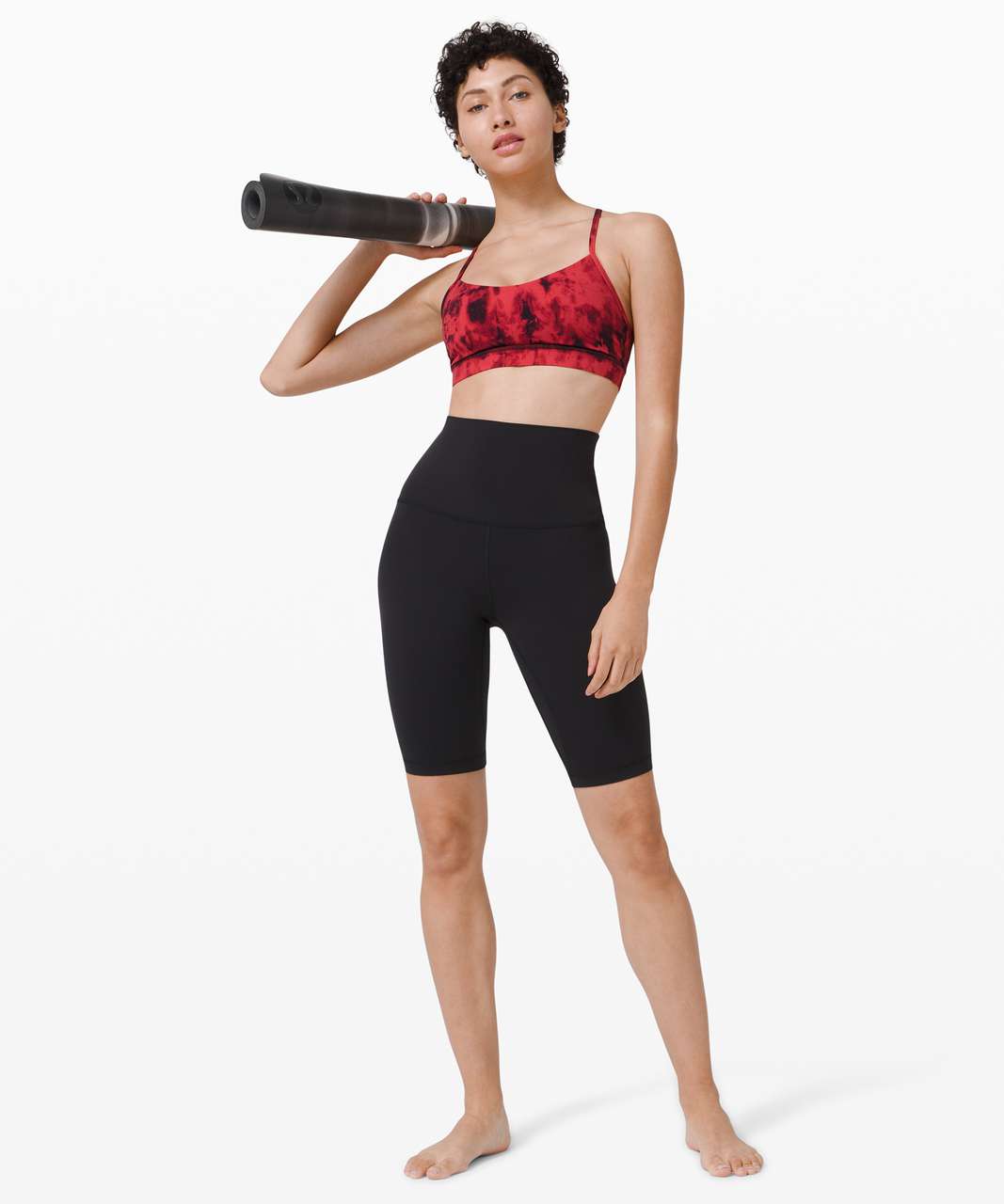 Flow Y Bra Nulu *Light Support, Game Day Red Black Multi