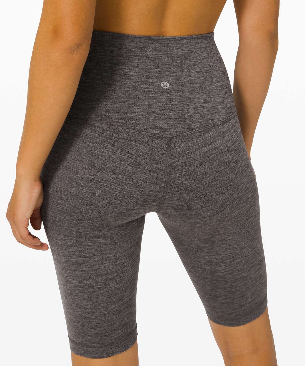 Lululemon Align Super High Rise Short *10" - Heathered Black