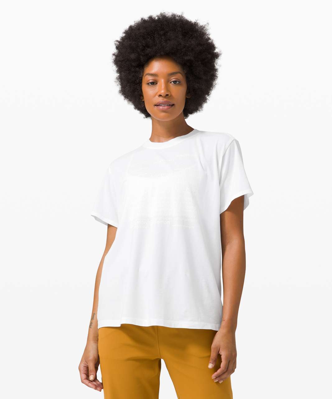 Lululemon All Yours Tee *Graphic - White - lulu fanatics