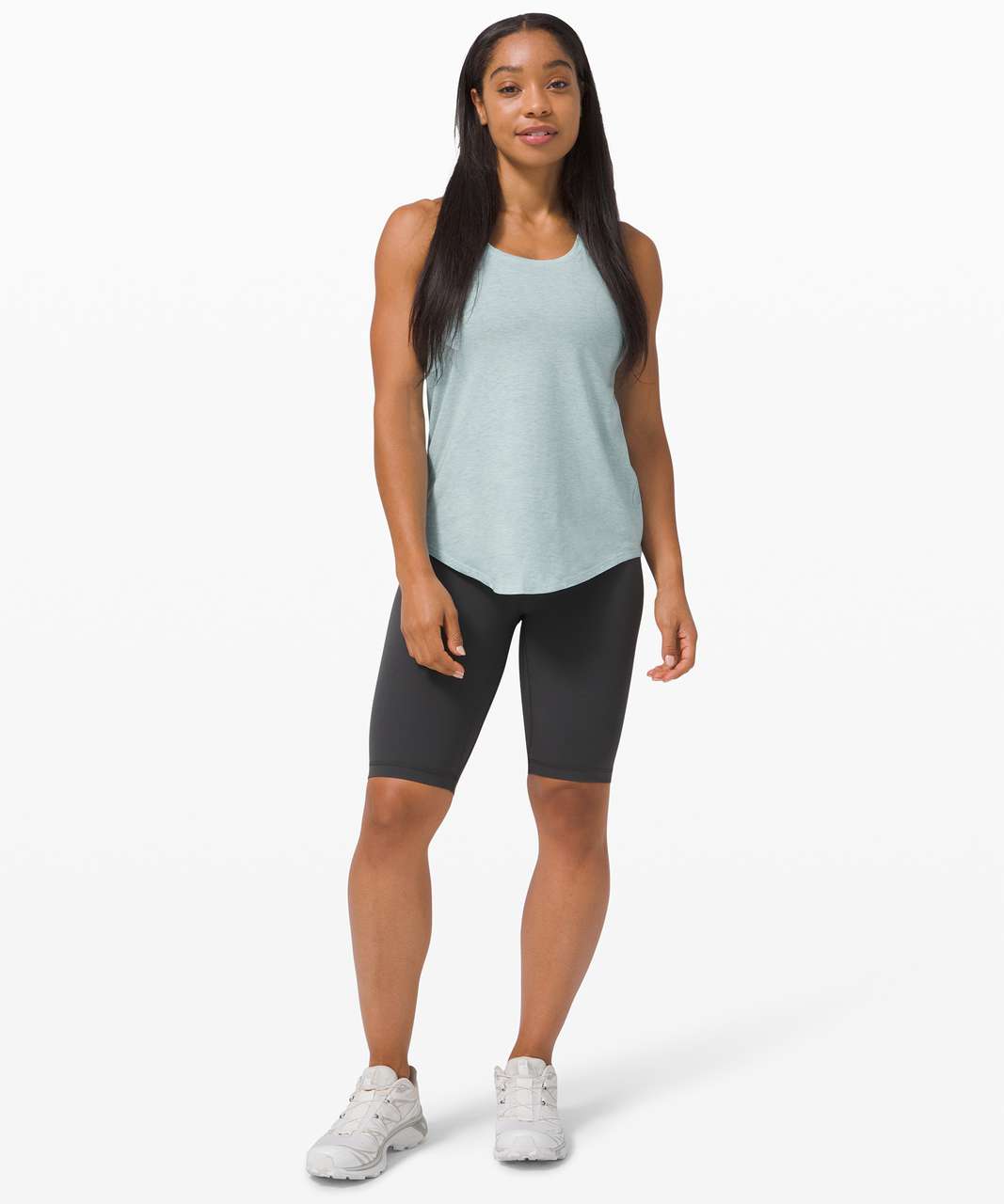 Lululemon Love Tank *Pleated - Heathered Hazy Jade