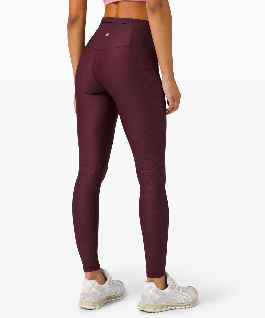 Lululemon Mapped Out High Rise Tight 28 *Camo - Cassis / Smoky Red - lulu  fanatics