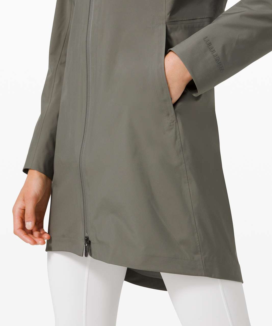 Lululemon Rain Rebel Jacket - Grey Sage