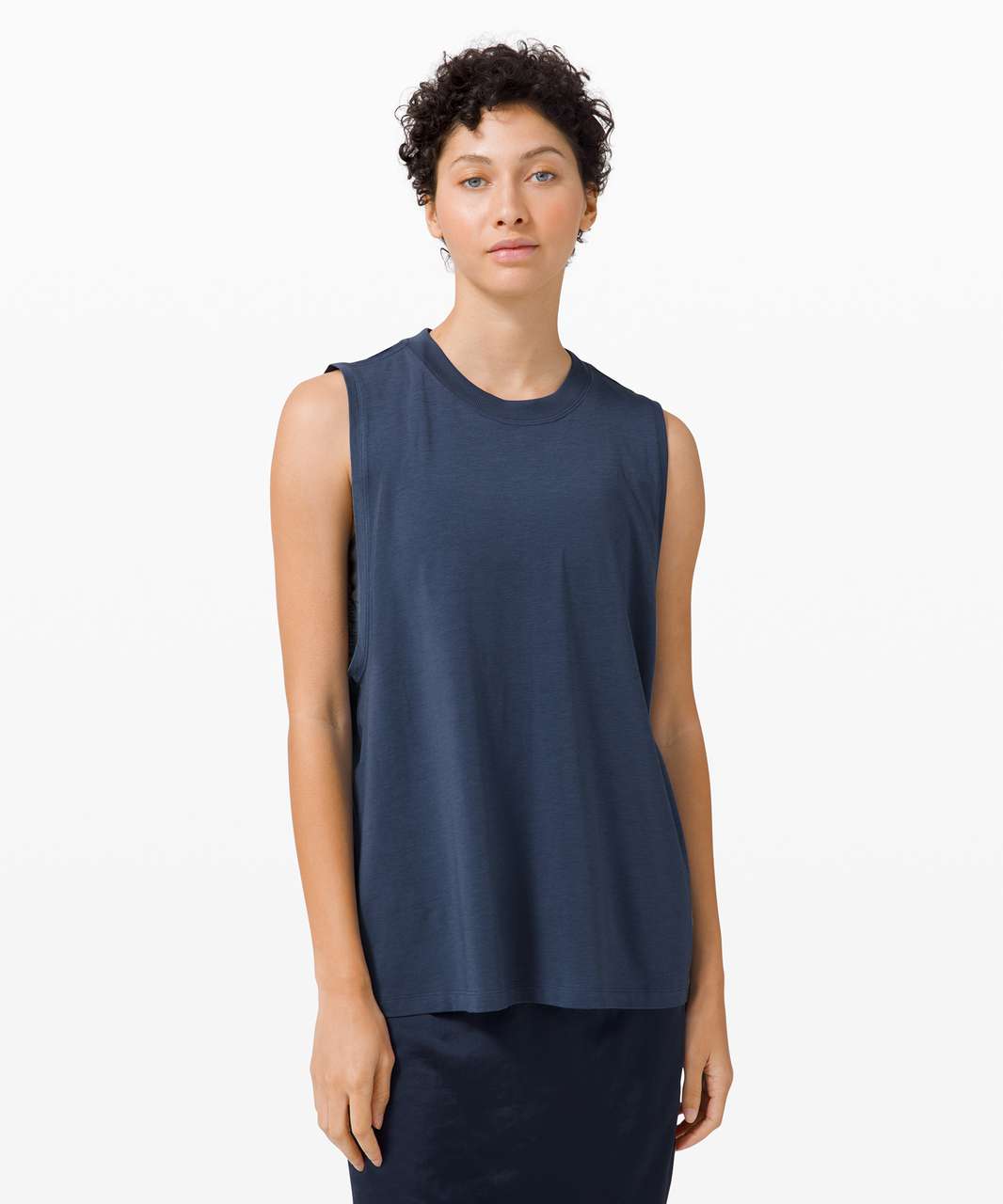 Lululemon All Yours Boyfriend Tank - Iron Blue