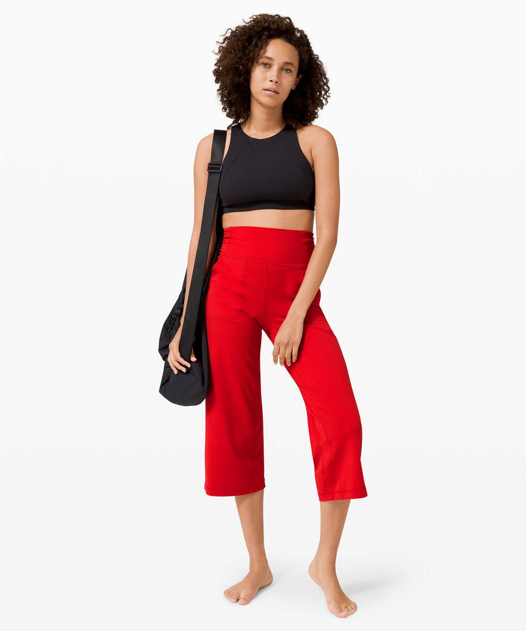 Lululemon Align Wide Leg Super-High-Rise Crop *23 - Red Merlot - lulu  fanatics