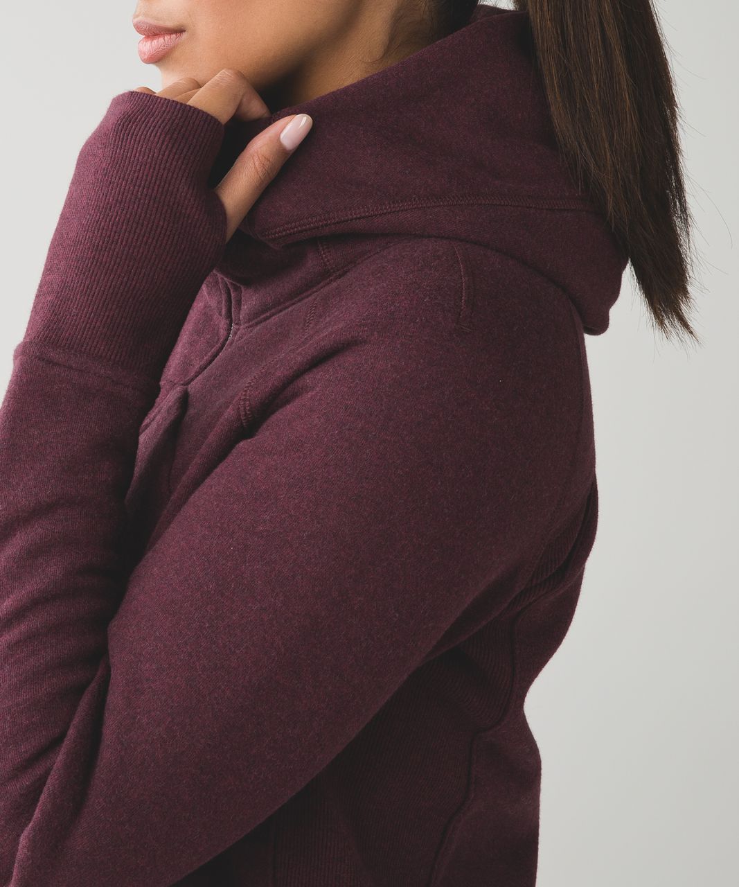 Lululemon Scuba Hoodie III - Heathered Bordeaux Drama