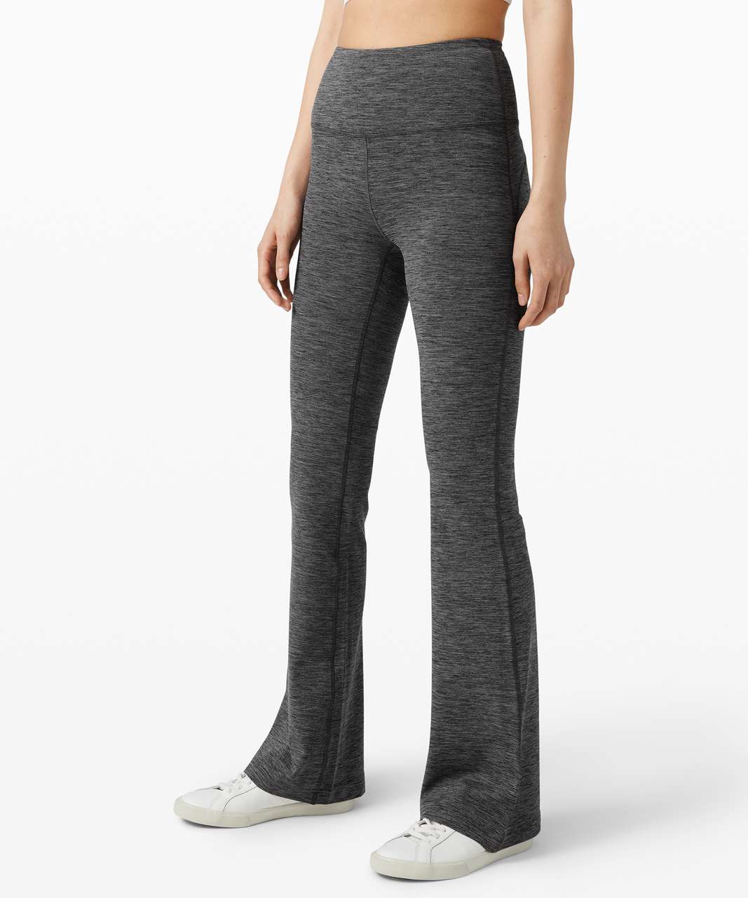 Lululemon Groove Pant Flare *Nulu - Heathered Black - lulu fanatics