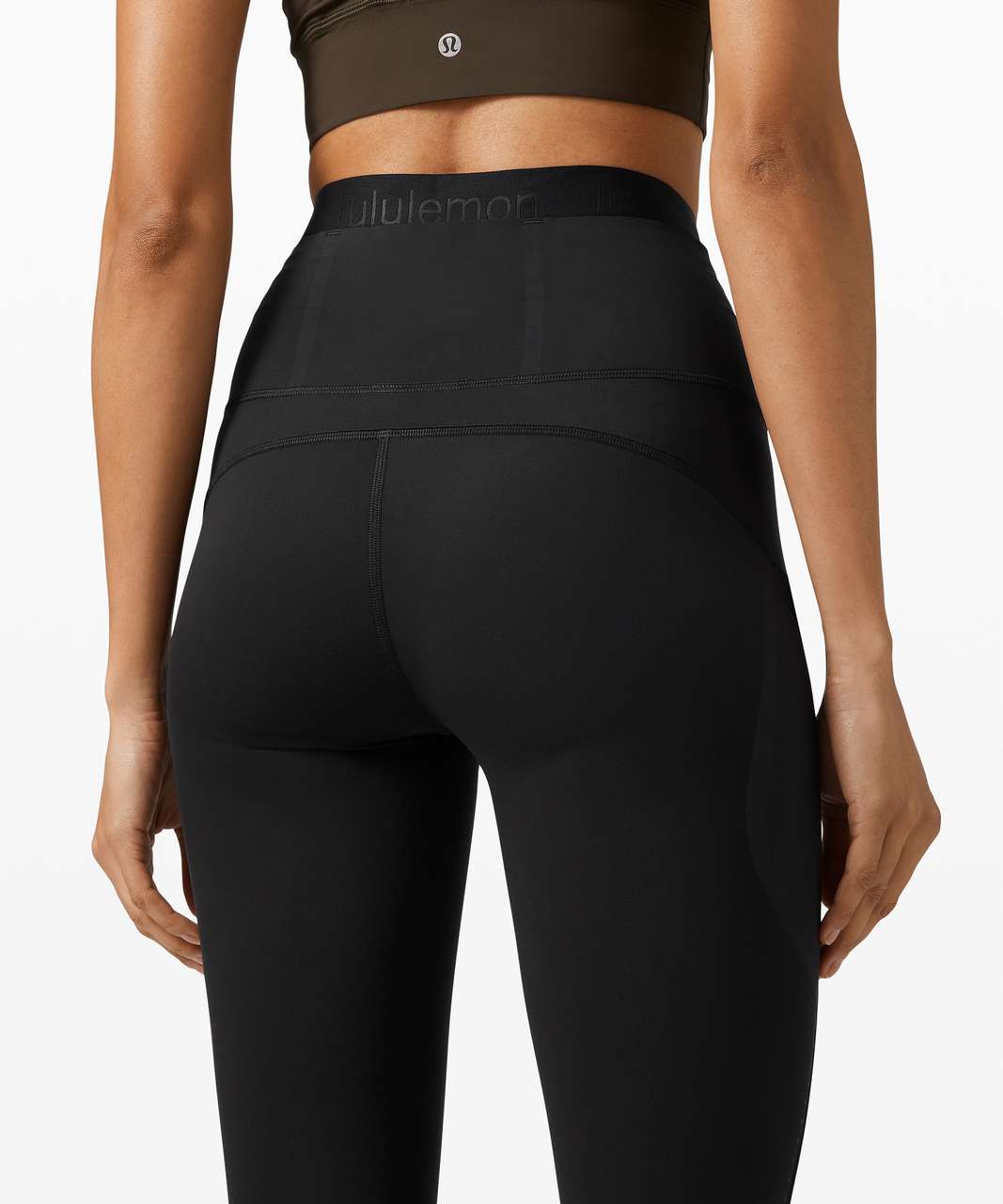 Lululemon Fast and Free Super High Rise Tight 25 Elite - Black