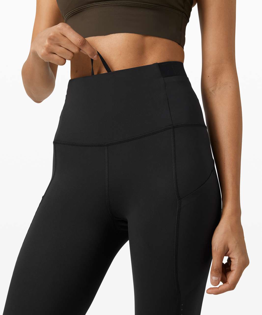 Lululemon Fast Free HR Tight 25 Nulux Size 8 Black BLK 00078