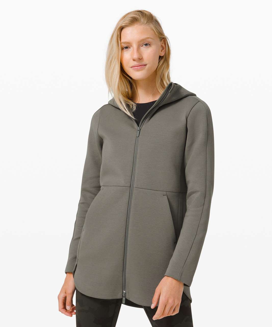 Lululemon Going Places Hooded Jacket - Grey Sage