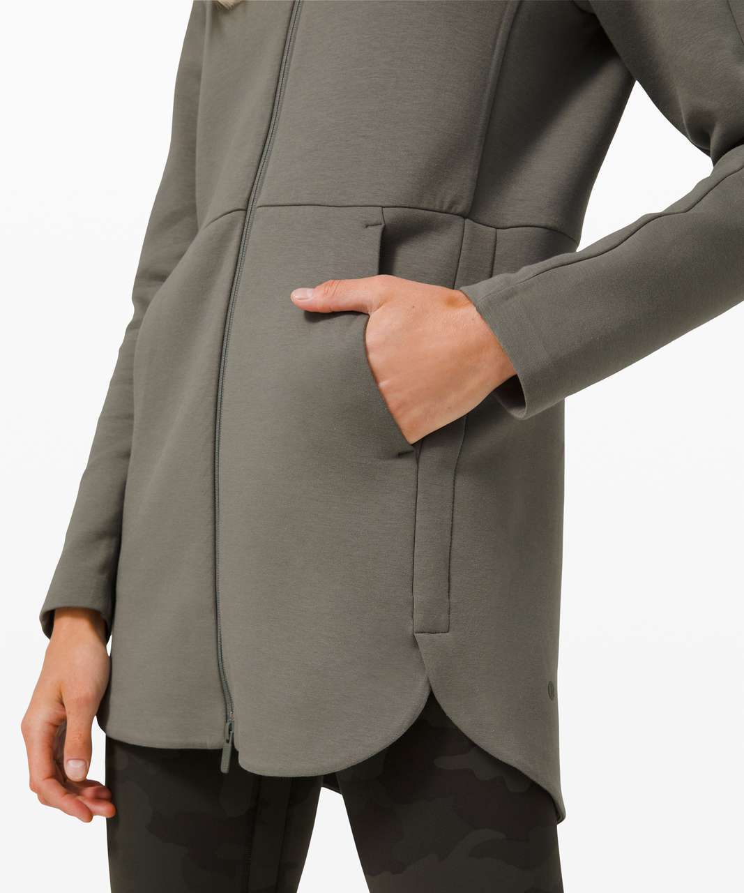 Lululemon Going Places Hooded Jacket - Grey Sage