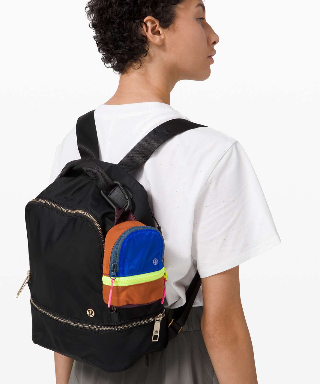 Lululemon City Adventurer Backpack *Nano - Saffron / Cerulean Blue / Cassis