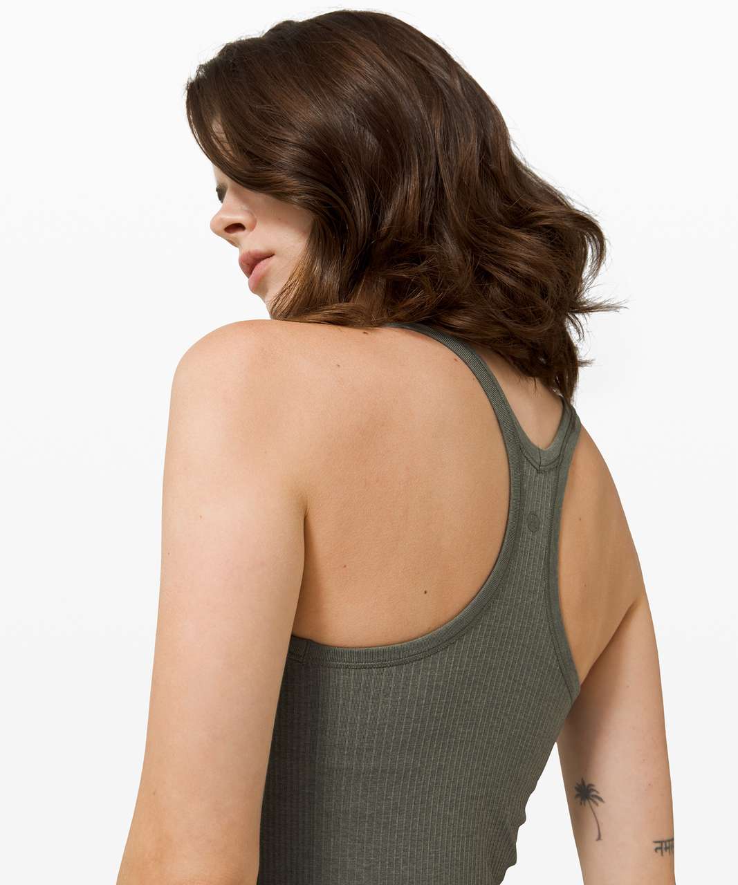 Lululemon Ebb To Street Shelf Bra Tank Top *light Support In Grey