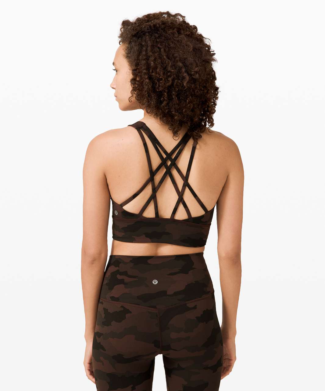 Lululemon Free To Be Bra *wild Long Line In Glacier Camo Starlight