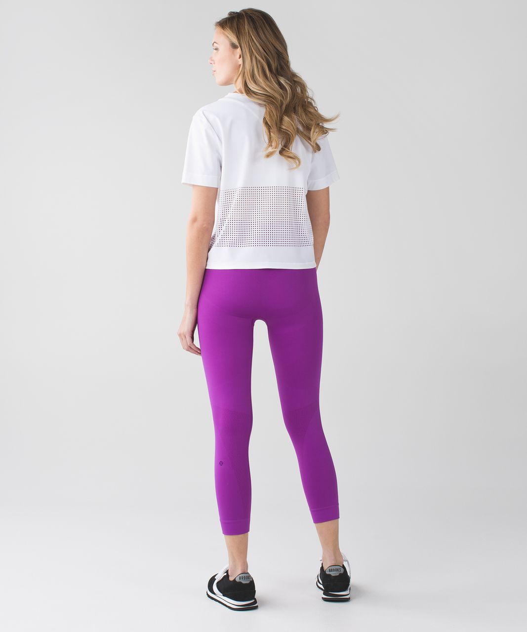 Lululemon Zone In Crop Yoga Tights Seamless