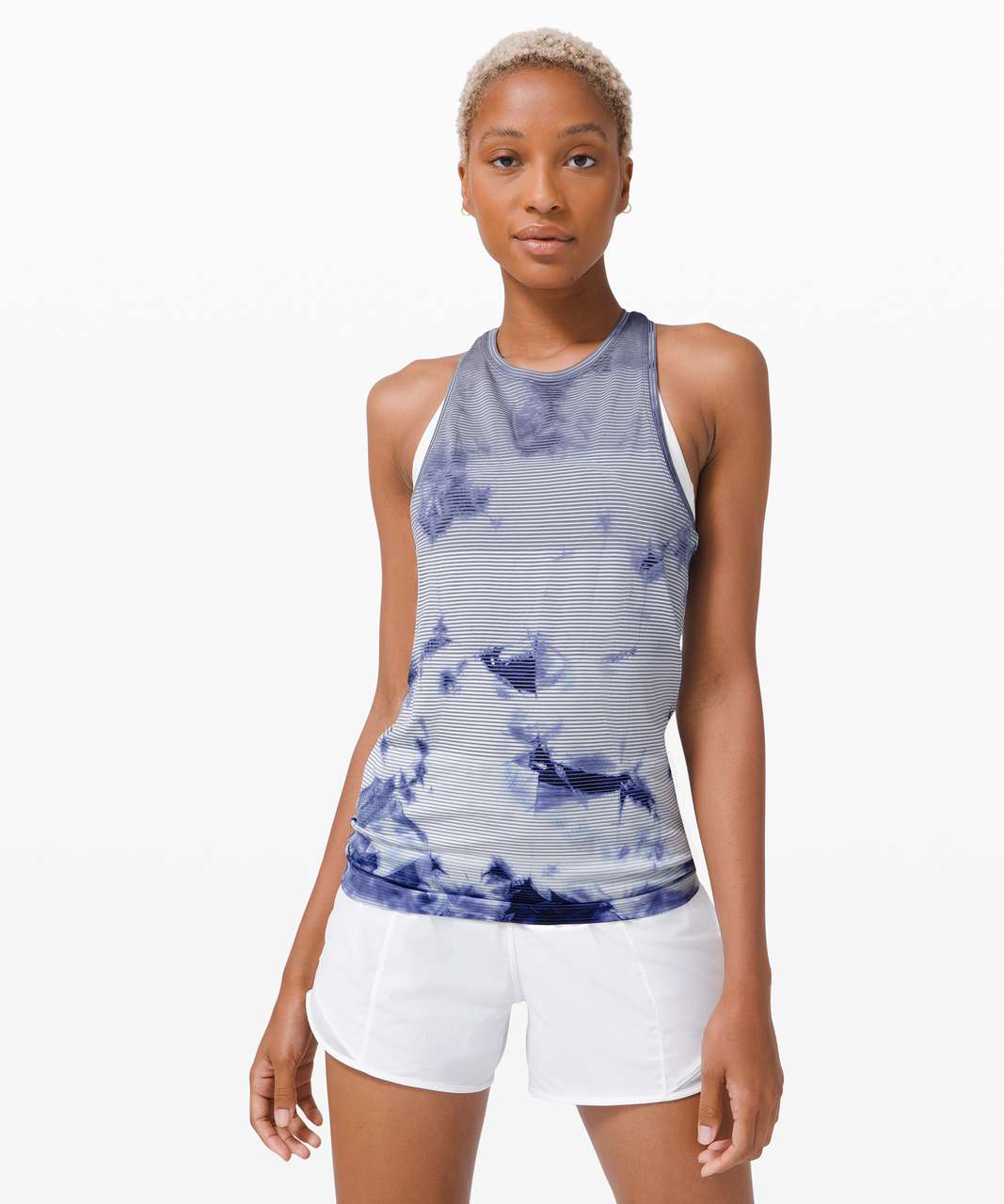 Lululemon Swiftly Tech Tank 2.0 *Wash - Shibori Stripe Midnight Orchid