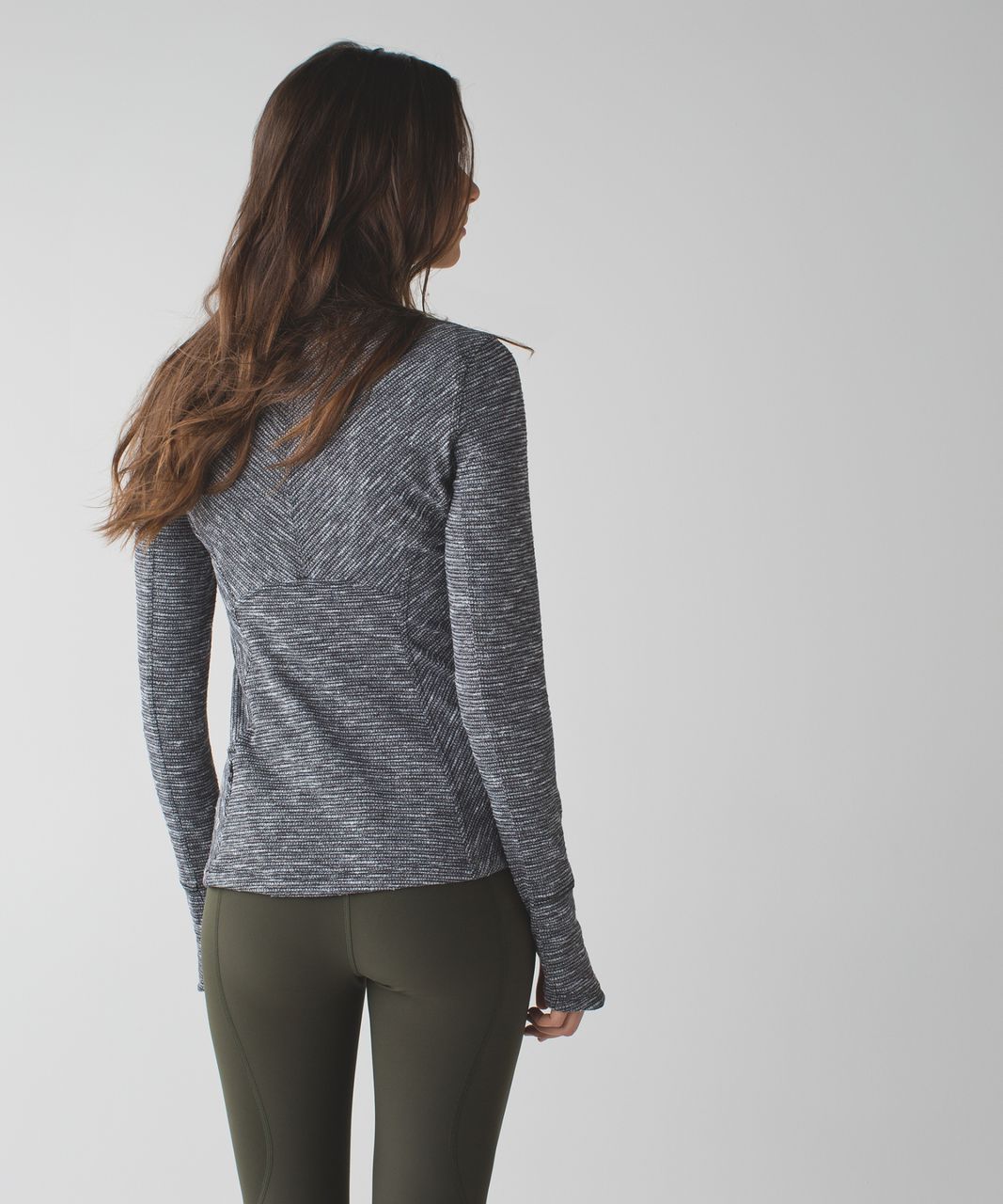 Lululemon Kanto Catch Me Long Sleeve Sweater in Heathered herringbone size  6 US RM65, Women's Fashion, Activewear on Carousell