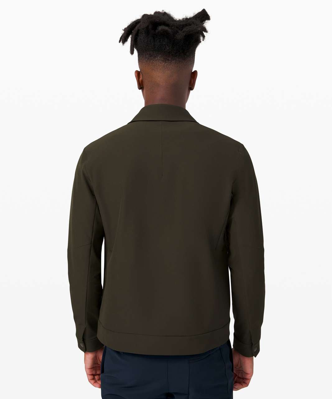 Lululemon Cross Chill Jacket In Dark Olive