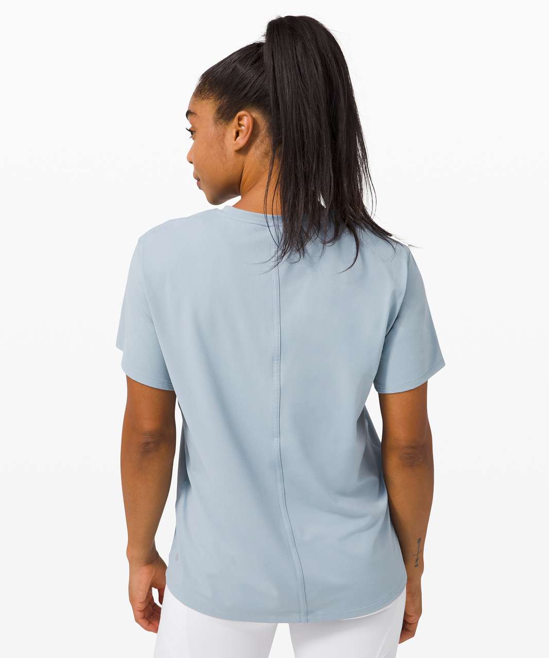 Lululemon All Yours Short Sleeve *Train - Chambray