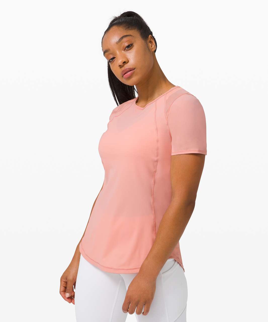 Lululemon Sculpt Short Sleeve - Pink Pastel