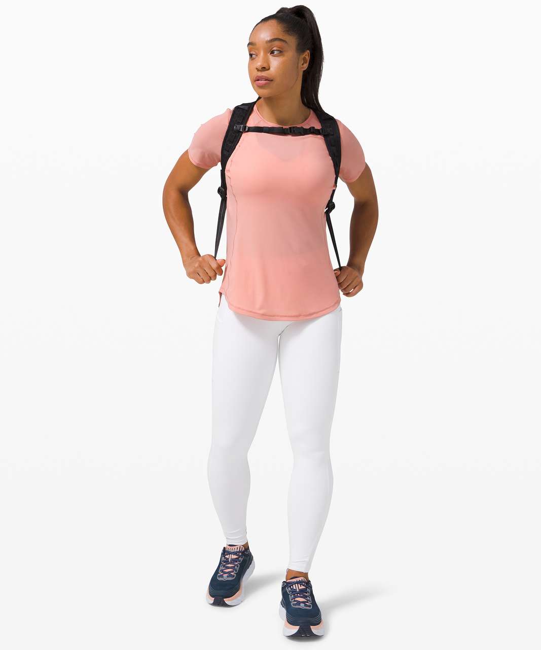 Lululemon Sculpt Short Sleeve - Pink Pastel