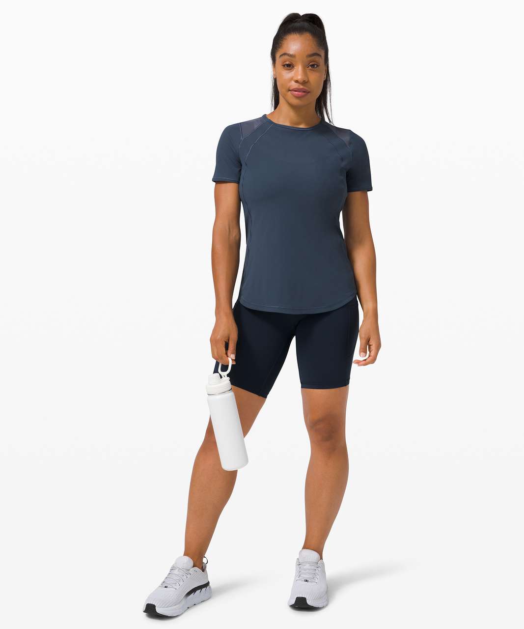 Lululemon Sculpt Short Sleeve - Iron Blue