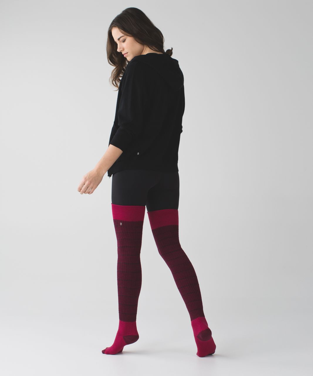 Lululemon Savasana Sock - Wine Berry / Berry Rumble