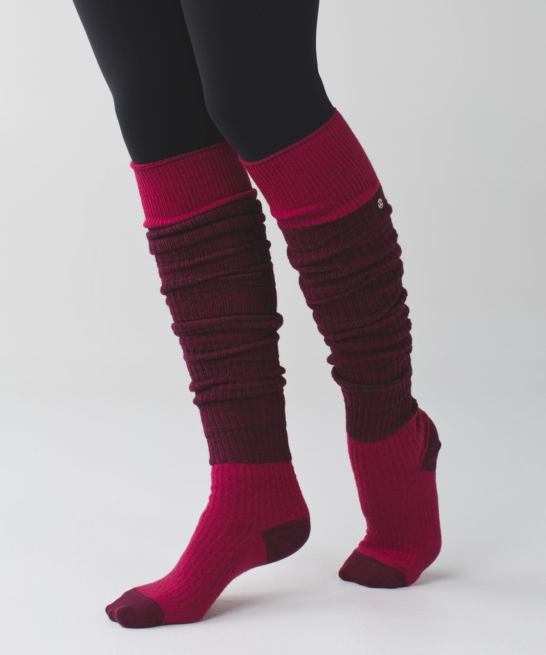 Lululemon Savasana Sock - Wine Berry / Berry Rumble