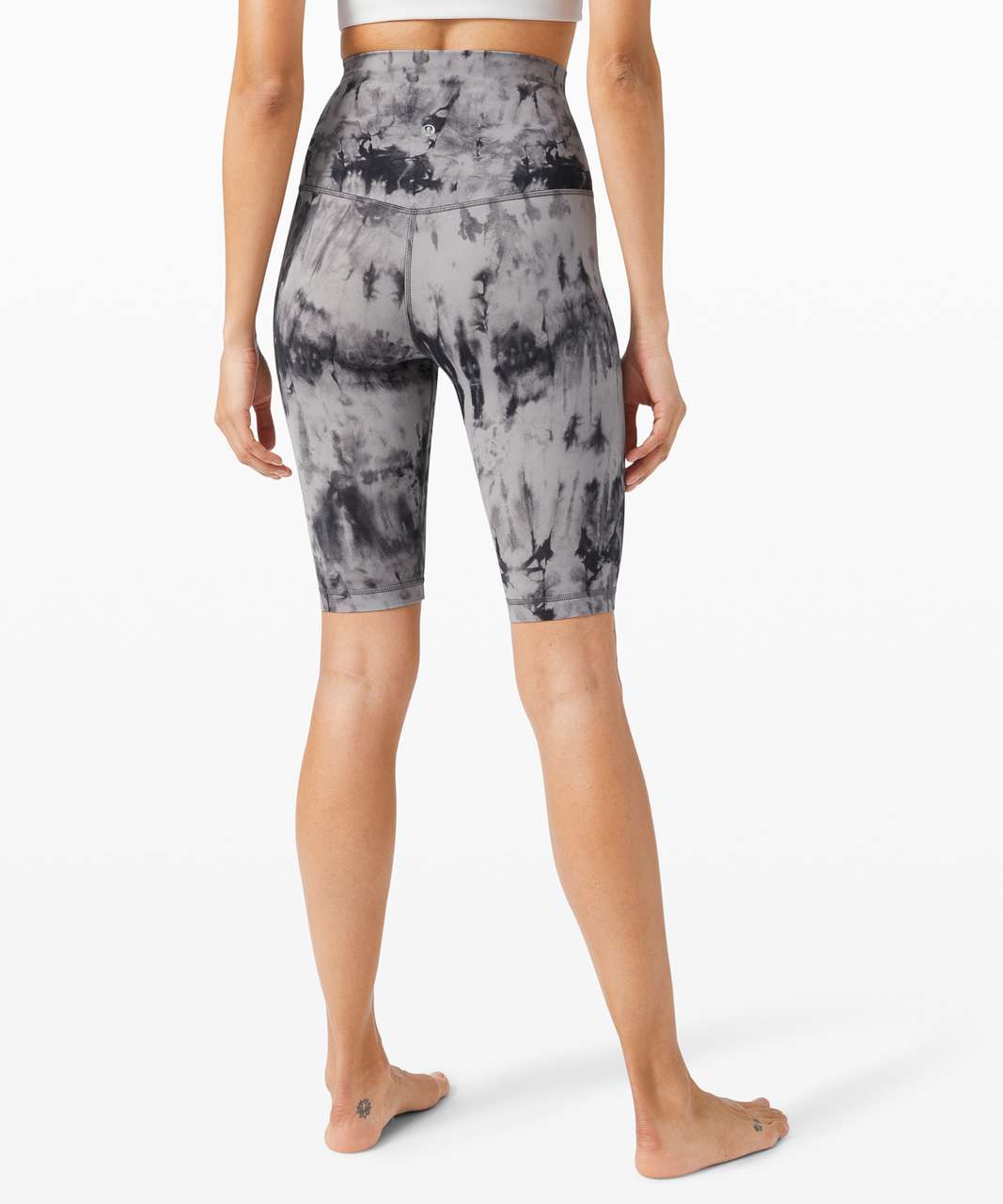 Lululemon Align Super High Rise Short 10 *Game Day - Game Day Dark Chrome  Black Multi - lulu fanatics