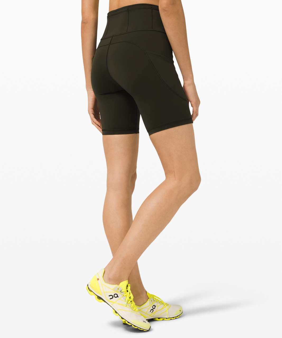 Lululemon Align Short 8 - Dark Olive - lulu fanatics